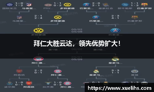 拜仁大胜云达，领先优势扩大！