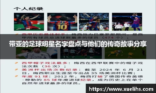 带亚的足球明星名字盘点与他们的传奇故事分享